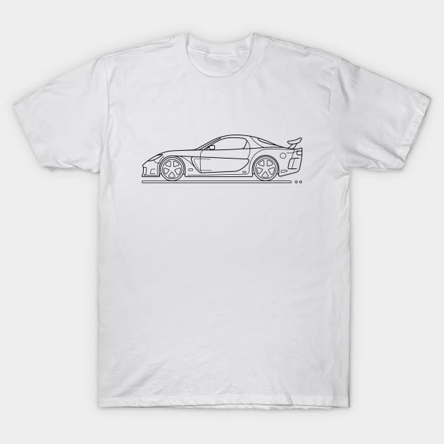 Tokyo Drift B T-Shirt by garistipis